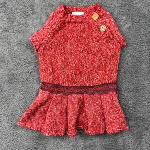 Martha Stewart Pet Dog Dress Jacket Shirt Size Medium CUTE Knit Wear